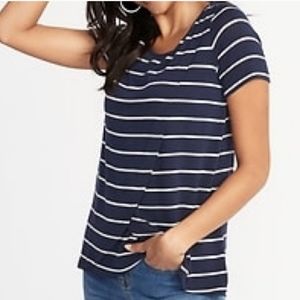 Old Navy maternity wrap front nursing top